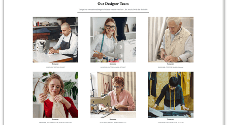 Clothing Commerce Website visual 5