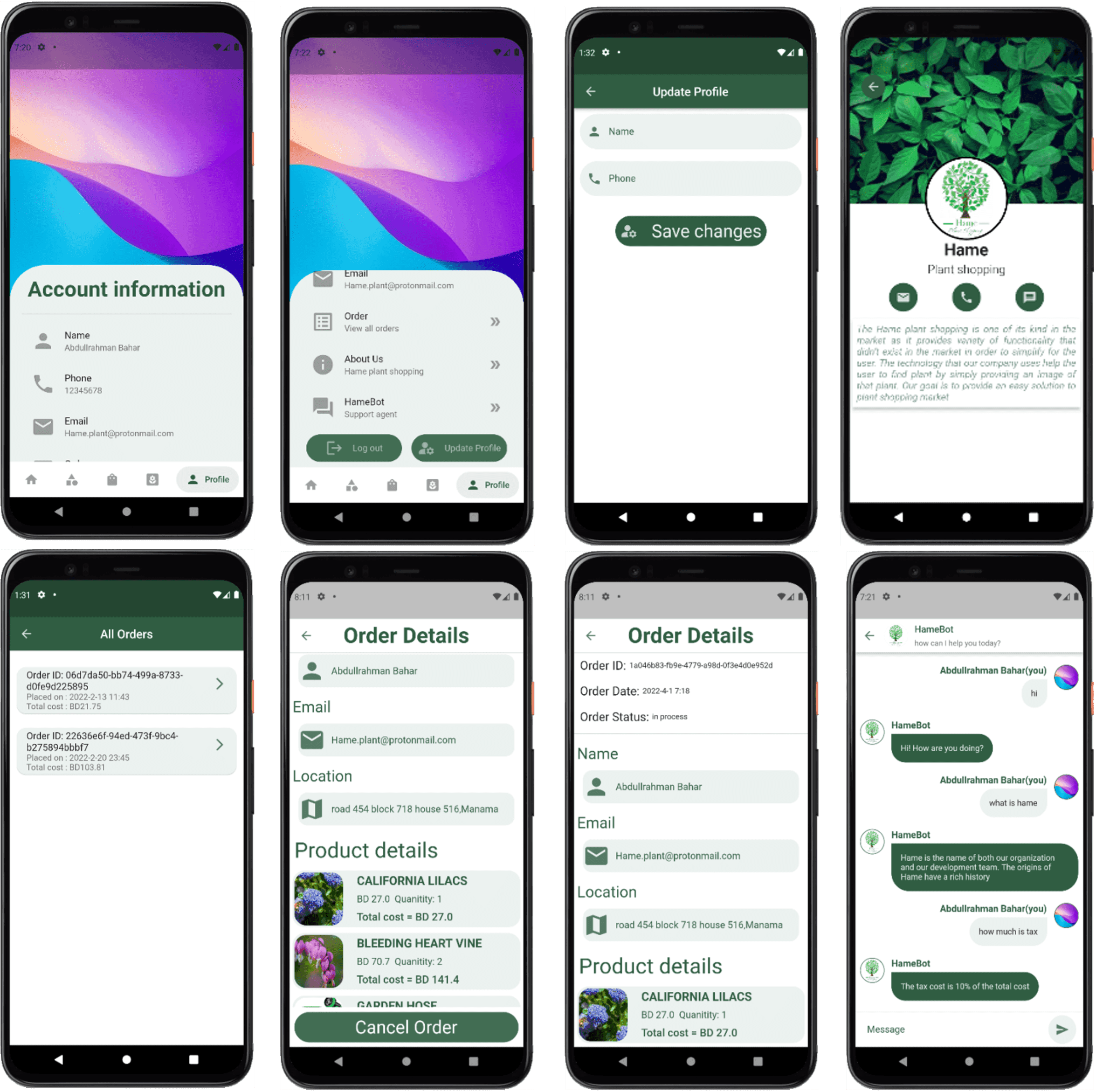 Plant Shopping Mobile AI App visual 8