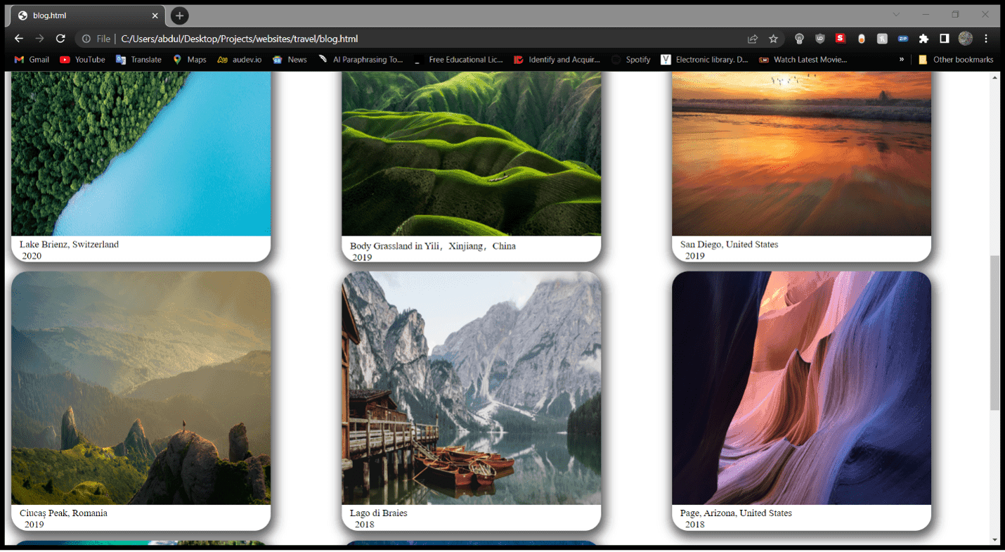 Travel Agency Website visual 6